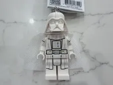LEGO Jedi Vader Key Light 5010230 White Darth Vader Keychain Flashlight IN HAND!