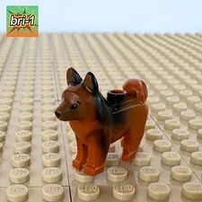 LEGO Jurassic World 🦕 Dark Orange Husky Dog, 16606pb002, 75395, BARYONYX, 2019