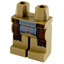 new LEGO Minifig Legs for Lor San Tekka from Resistance X-Wing Fighter set 75149