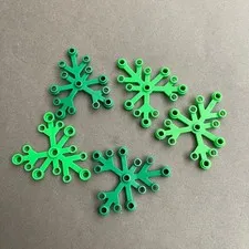Lego 2417 Green Replacement Parts Pieces Lot of 5