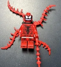 LEGO Marvel Carnage Minifigure sh187 set 76036 Carnage's S.H.I.E.L.D. Sky Attack