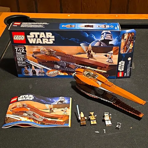LEGO Star Wars Geonosian Starfighter 7959 155pc Complete w/ Box & Instructions