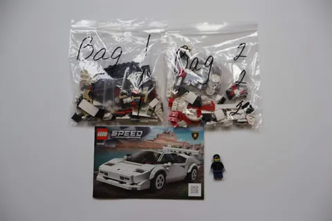 LEGO® Speed Champions 76908 Lamborghini Countach 🔍100% Complete W/Instructions