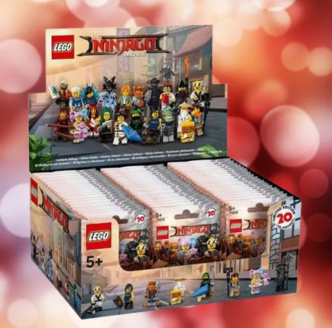 LEGO Ninjago Movie Minifigures Series 71019 Sealed Box Case of 60 Minifigs