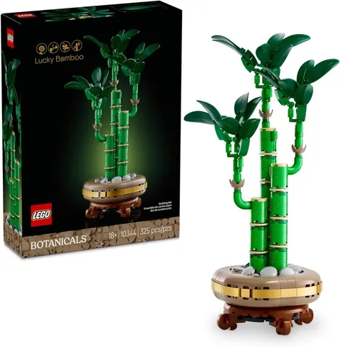 LEGO Botanicals Lucky Bamboo Building Set Artificial Plant 10344 🎁Nice Gift