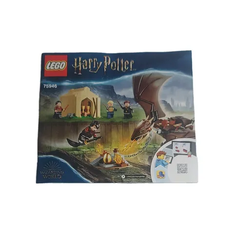 Legos HarryPotter 75946 Hungarian Horntail Triwizard Challange Complete Instruct