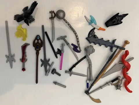 LEGO Ninjago Minifigure Accessories & Weapons Mixed Lot Pieces & Parts