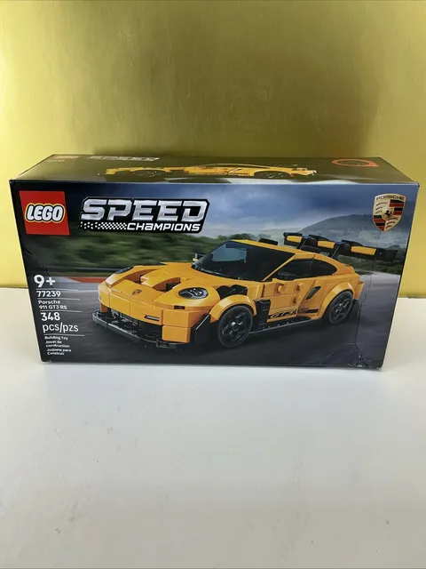 LEGO Speed Champions Porsche 911 GT3 RS Yellow Super Car Set #77239 NEW