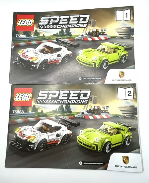 Lego Manual Only 75888 Speed Champoins Porsche Paper Instructions