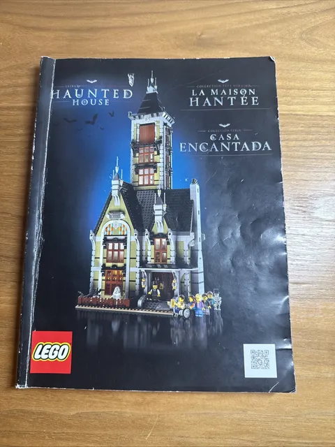 LEGO 10273 HAUNTED HOUSE Instruction Manual - No Bricks