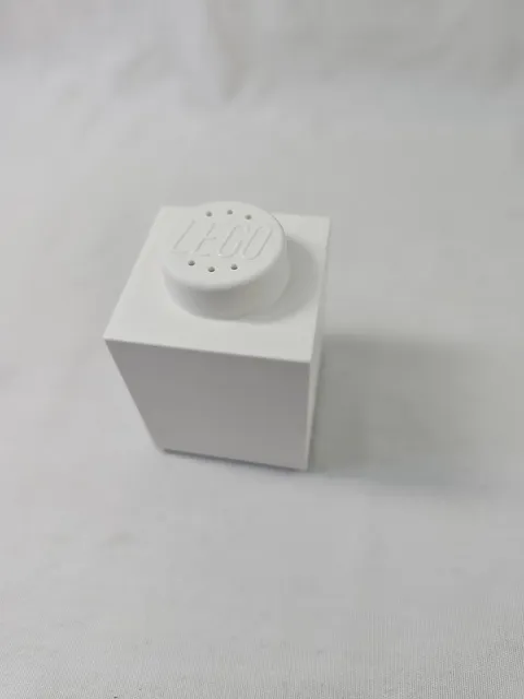 Lego 2012 Mini White 1x1 Brick Building Secret Storage Cube Container 2.5" x 2"