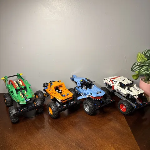 Lego Technic Monster Jam Mixed Lot of 4 Sets 42134 42135 42149 42150 Incomplete