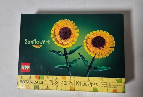 LEGO Botanicals Sunflowers 40524 New Sealed 191 Pieces Flower Building Set