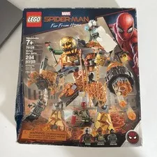 LEGO Marvel Spider-Man 76128 Molton Man Battle NISB Retired Damaged/Open Box