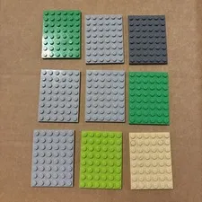 Lot Of 9 LEGO Plates 6x8
