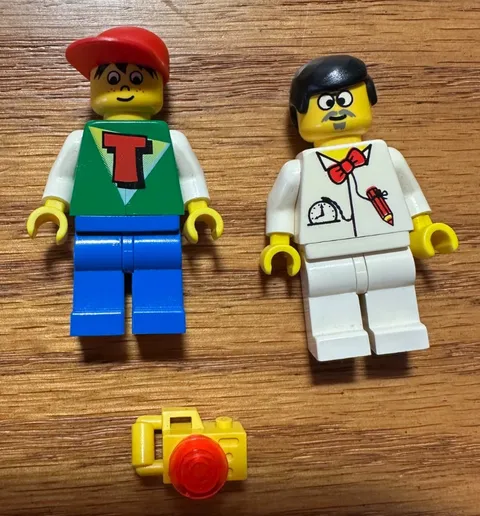LEGO Time Twisters Time Cruisers TIMMY & DR. CYBER minifigures