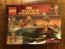 LEGO 76006 Iron Man Extremis Sea Port Battle Marvel Super Heroes SEALED.