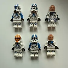 LEGO Minifigure LOT Star Wars Clone Trooper 501st 332nd Legion