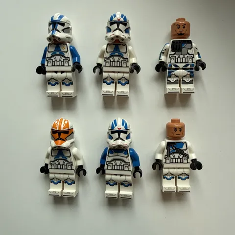 LEGO Minifigure LOT Star Wars Clone Trooper 501st 332nd Legion