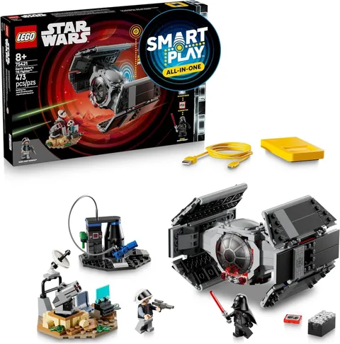 LEGO Star Wars SMART Play Darth Vader TIE Fighter 75421 SMART Brick NEW
