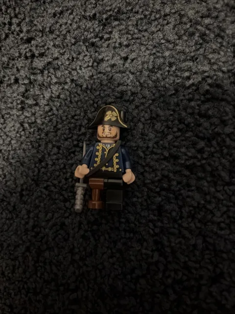 LEGO Minifigure Pirate Hector Barbossa  Set 4192 Fountain of Youth Peg Leg