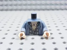 LEGO Harry Potter Sand Blue Printed Torso Chest Showing Sirius Black Minifig BG
