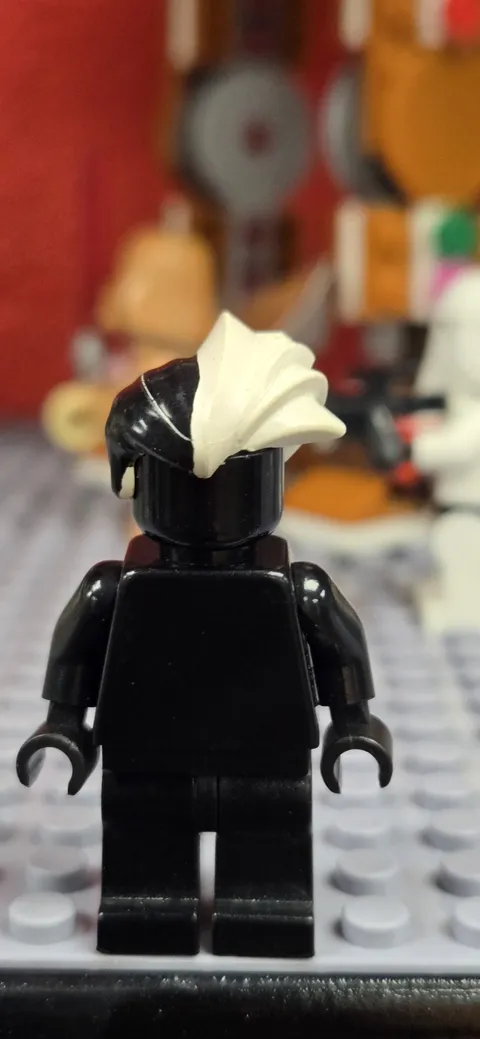 VTG LEGO BATMAN - Black & White - Two Face Hair