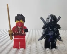 LEGO Ninjago Rebooted Kai and General Crypto Minifigures