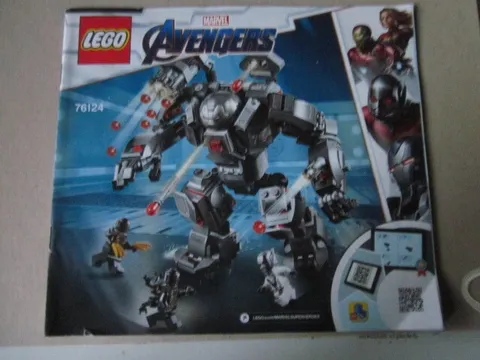 Lego Marvel Avengers Building Instructions Instruction 76124