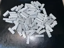 Lego 1x4 Masonry Brick Light Bluish Gray X100