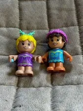 2Pc LEGO Duplo Disney Princess Sofia the First Princess Amber & Fairy Figure Lot