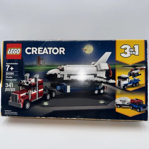 LEGO CREATOR: Shuttle Transporter 341 Piece (31091)-New, Factory sealed