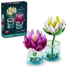 LEGO Botanicals Water Lilies 11511 Artificial Flowers Home Decor Building Set