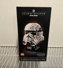 LEGO Star Wars Stormtrooper Helmet 75276 Helmet Collection 647 pcs Display Stand