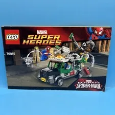 2014 Lego Marvel Super Heroes #76015 74-page Building Manual Booklet- Spider-Man