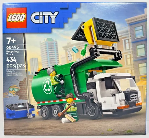 LEGO 60495 City Recycling Truck New Sealed Fast Shipping Trash Hauler NISB