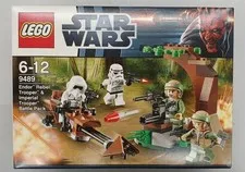 Lego Endor's Rebel Soldiers vs Imperial Troopers Battle Pack Star Wars 9489