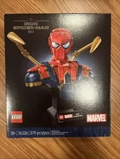 LEGO Marvel Iron Spider-Man Bust 76326 379pcs 18+ Display Set New Sealed Box