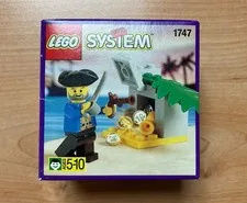 Lego Vintage Pirate 1747 Treasure Surprise New Sealed /New Sealed / NOT 1802