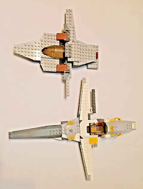 Lego Airplane Parts  Two Custom Builds for Parts