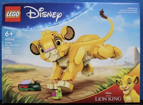 LEGO Disney Simba The Lion King Cub 43243 Building Set NEW Sealed
