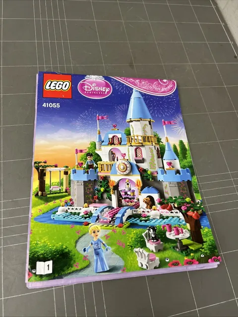 VINTAGE TOY LEGO MANUAL INSTRUCTIONS BOOKLET ART DISNEY PRINCESS 41055