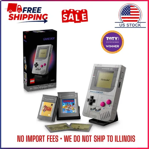 LEGO Super Mario Game Boy 72046 Retro Building Set Collectible Model Display
