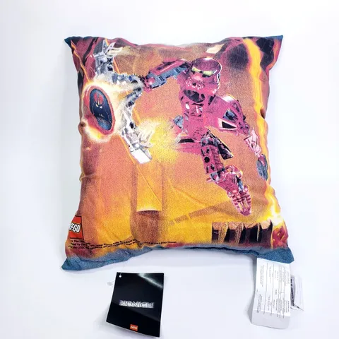 2004 Lego Bionicle Metru Nui Throw Pillow Rare Merch Vakama Double Sided NWT VTG