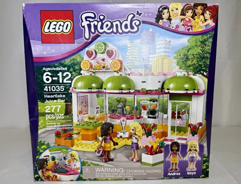 LEGO Friends 41035 Heartlake Juice Bar 100% COMPLETE, 277pcs w/ Andrea & Naya
