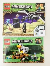 Lego - Minecraft Instruction Booklets  ~  21140 & 21151 ~ Books ONLY