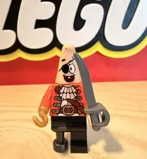 Lego SpongeBob Pirate Patrick Star Minifigure With Accessory