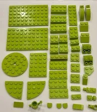 LEGO lime green pieces blocks lot