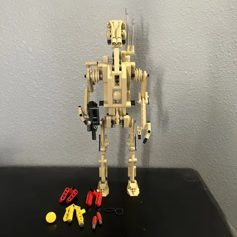 LEGO Star Wars Technic Battle Droid (8001) 100% Complete w/ Extra Parts