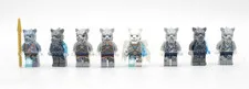 Lego Legends of Chima Minifigure Saber-Tooth Sabertooth Winner Kriger Bundle 8pcs